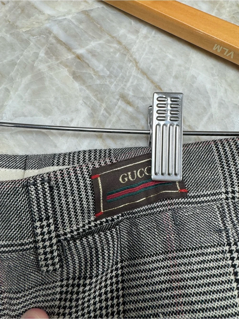 Gucci Plaid Dress Pants